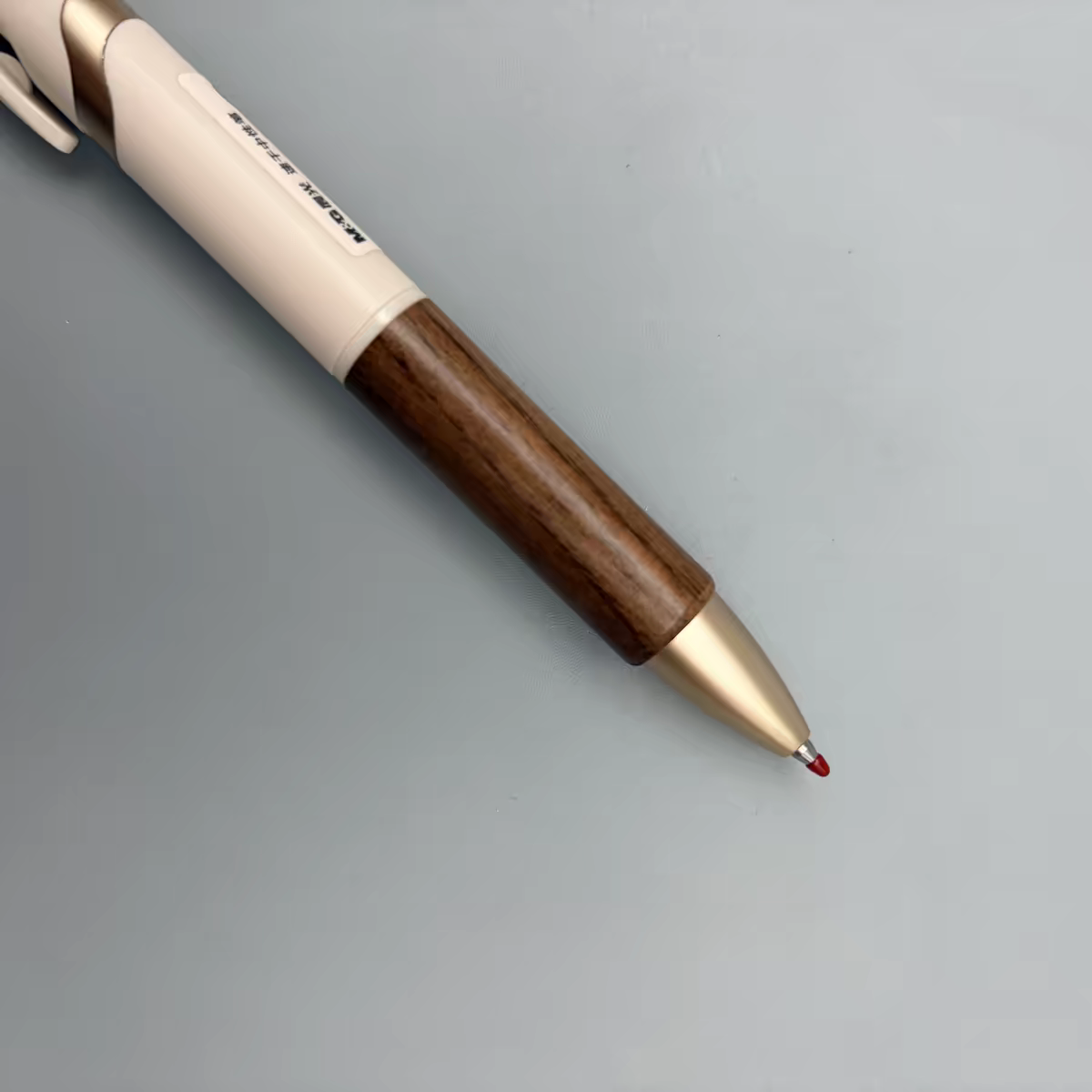 M&G K35 Wood Walnut Gel Pen 0.5mm Quick-Dry Black Ink