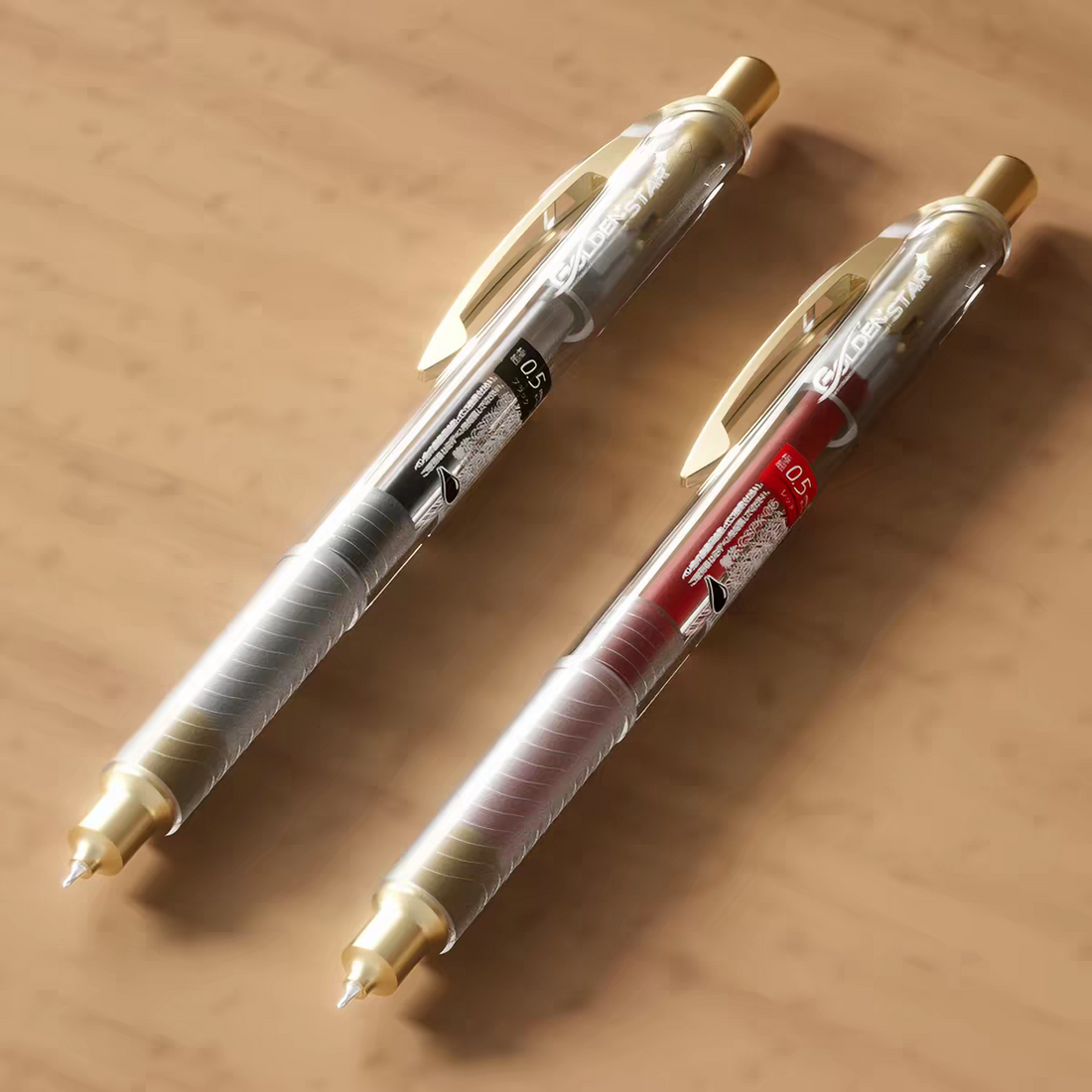 KOOKEI Golden Star 0.5mm Gel Pen 10-Pack