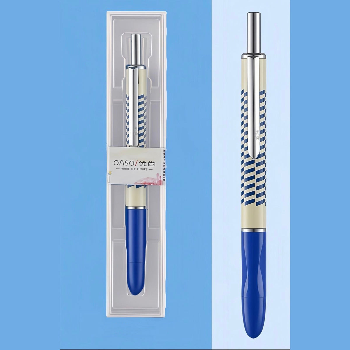 OASO S026 Patterned Retractable Fountain Pen
