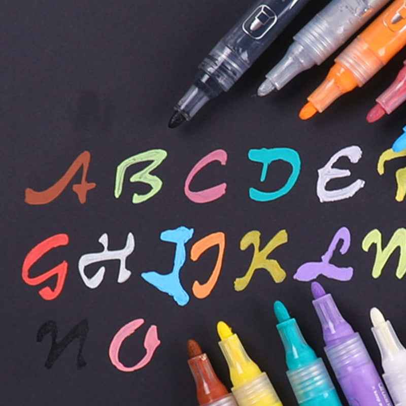 15 Color Guangna Acrylic Painter Markers 3mm Tip - TTpen