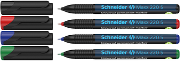 Schneider Maxx 220 S Permanent Markers 4-Pack