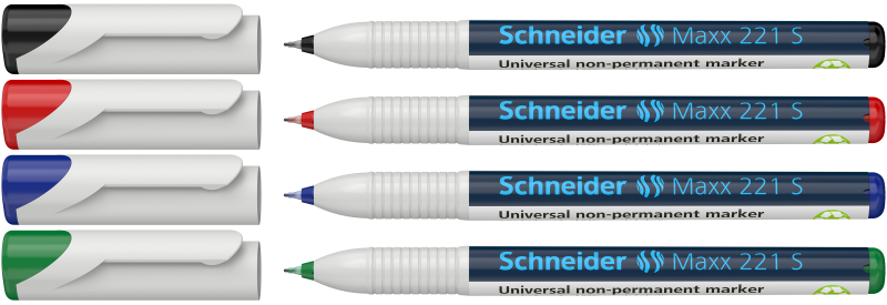 Schneider Maxx 221 S Markers 4-Pack