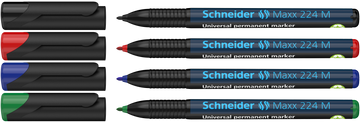 Schneider Maxx 224 Permanent Markers 4-Pack