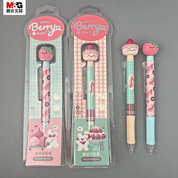 M&G Sweet Berry Time Retractable Gel Pen | 0.5mm Kawaii