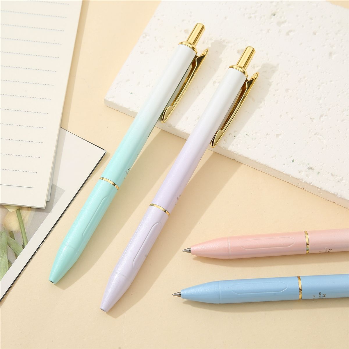 Sakura Moon Limited Metal Gel Pen | 0.5mm Crystal Gradient Gift Set