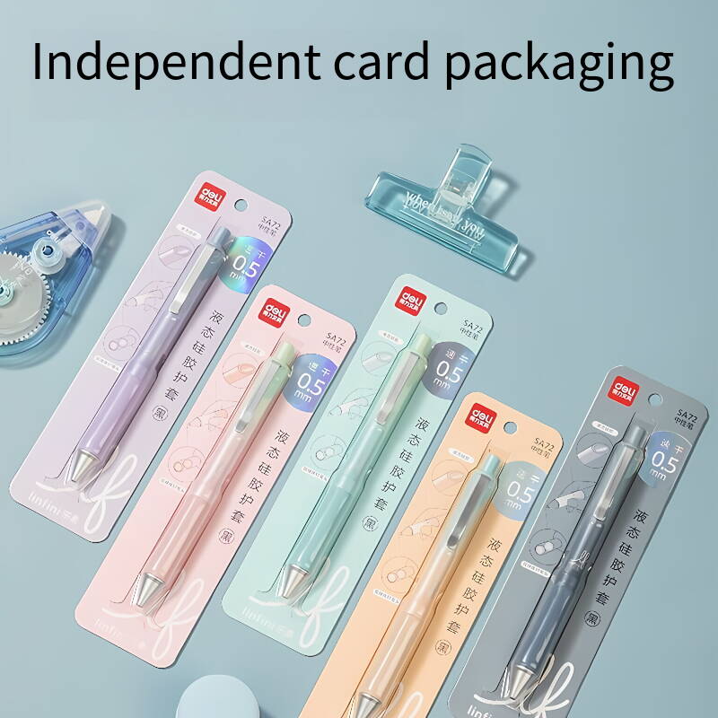 Deli Gradient Silicone Gel Pens 4-Pack