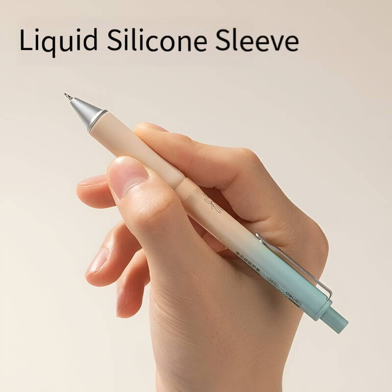 Deli Gradient Silicone Gel Pens 4-Pack