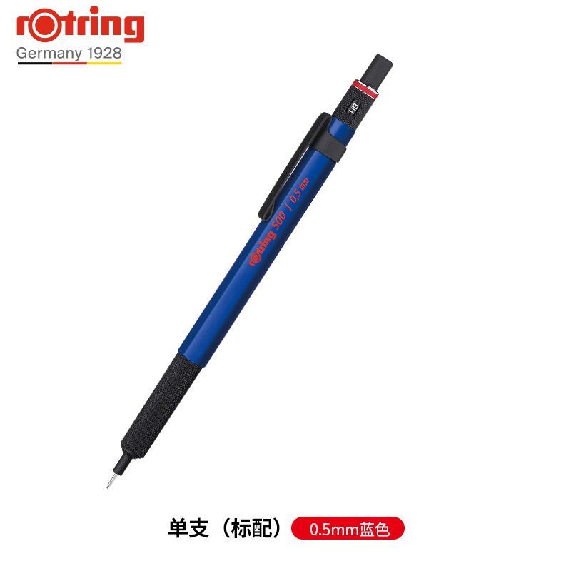 Rotring 500 Mechanical Pencil 0.5mm HB in Blue