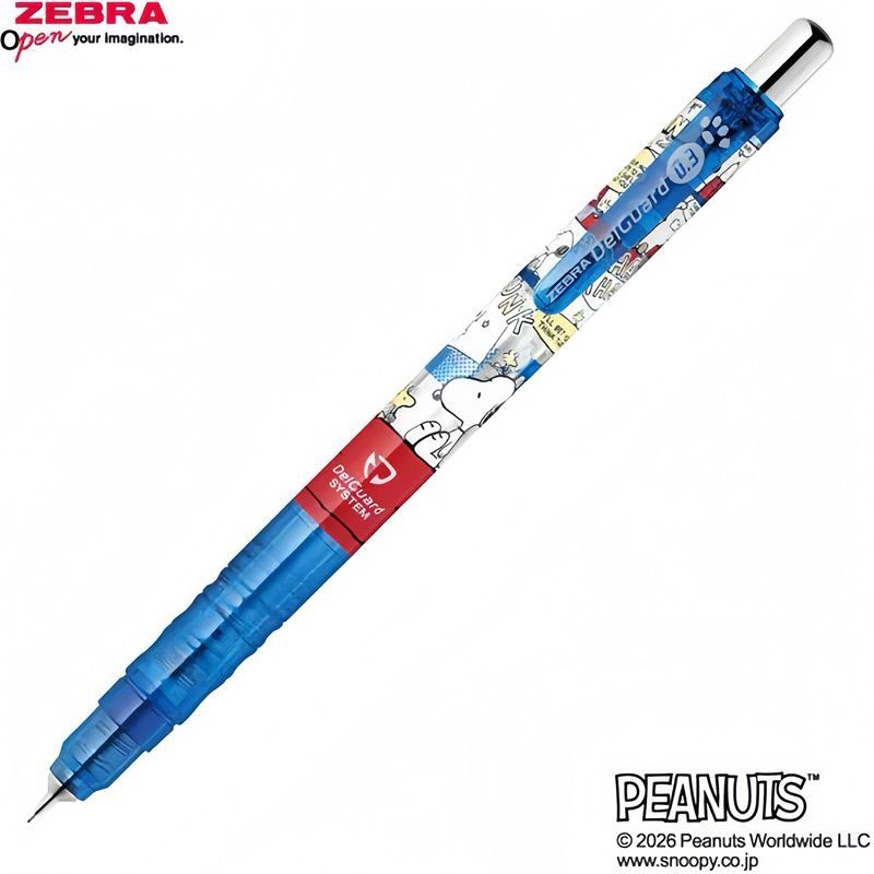 ZEBRA DelGuard MA85 Snoopy Mechanical Pencil Blue