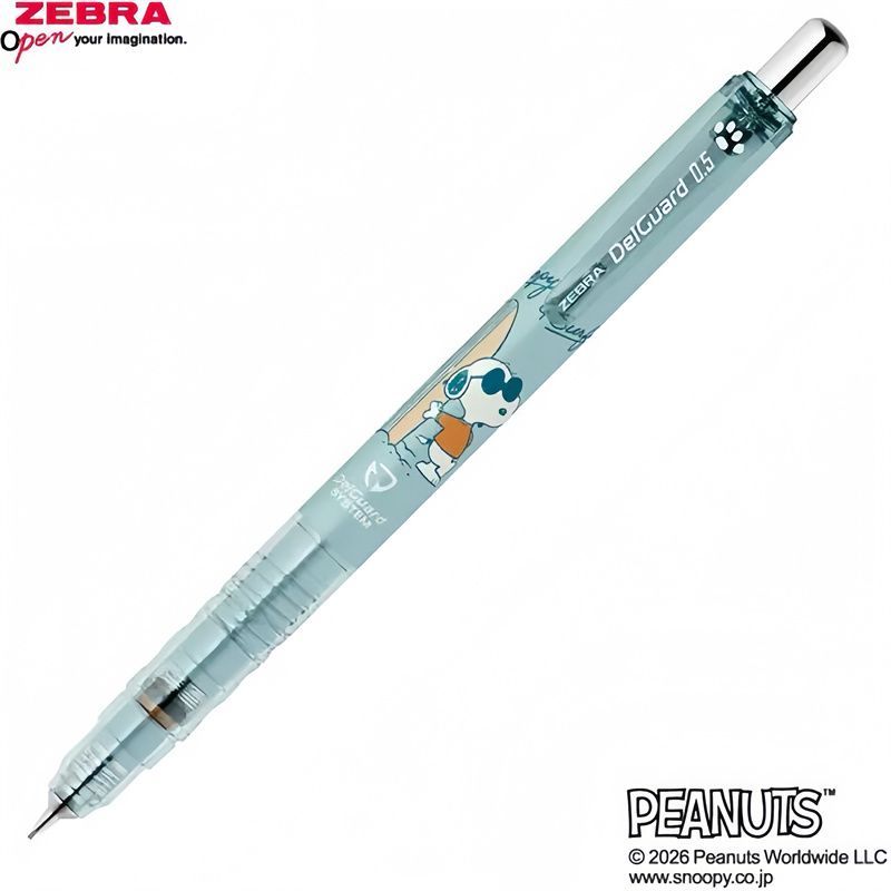 ZEBRA DelGuard MA85 Snoopy Mechanical Pencil Mint Green
