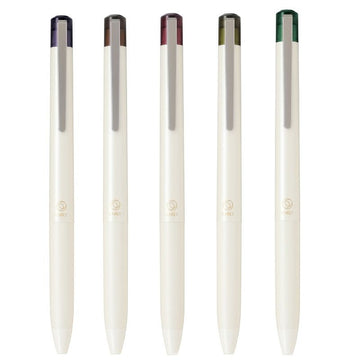 PILOT ILMILY Nuance Black Gel Pen Set - 5 Japanese Pens with Colour-Tinted Black Ink