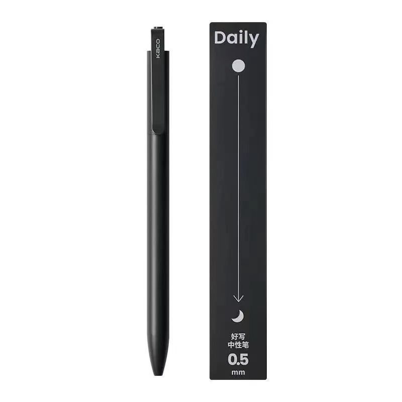 KACO Daily Limited Edition Gel Pen in Black with metallic finish and gift box