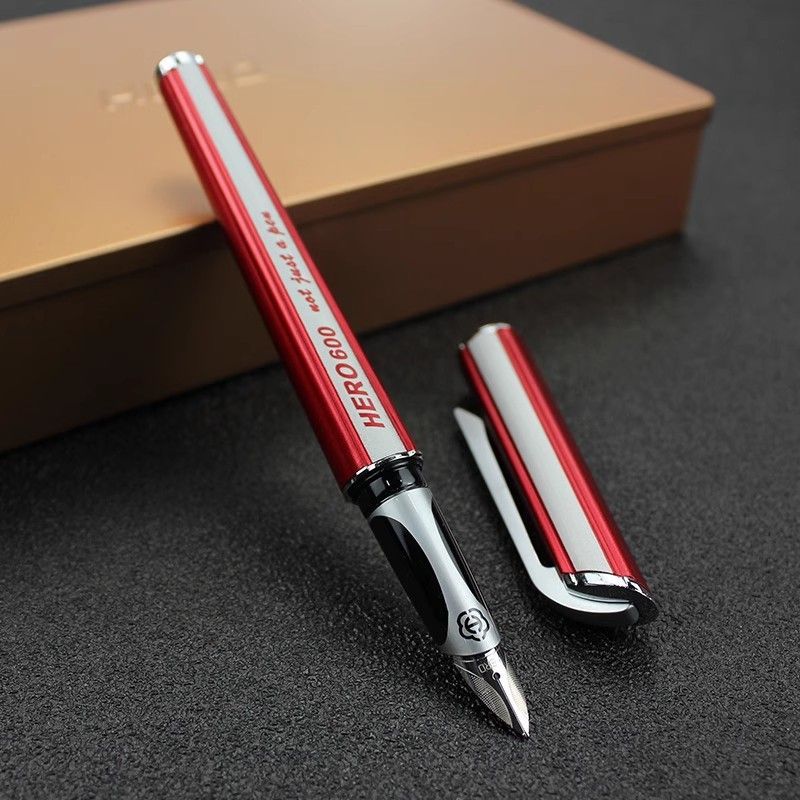 Hero 600 Metal Fountain Pen Gift Set