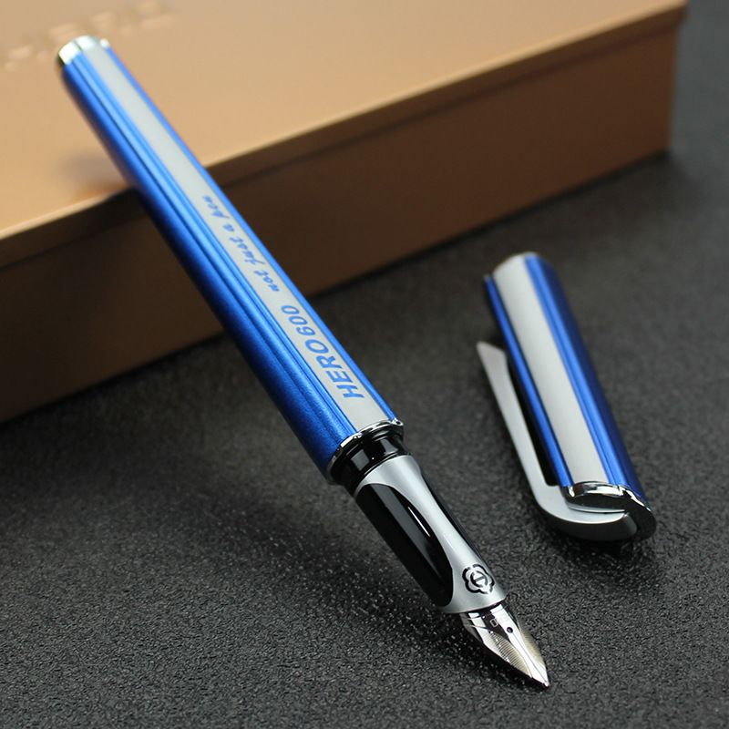 Hero 600 Metal Fountain Pen Gift Set