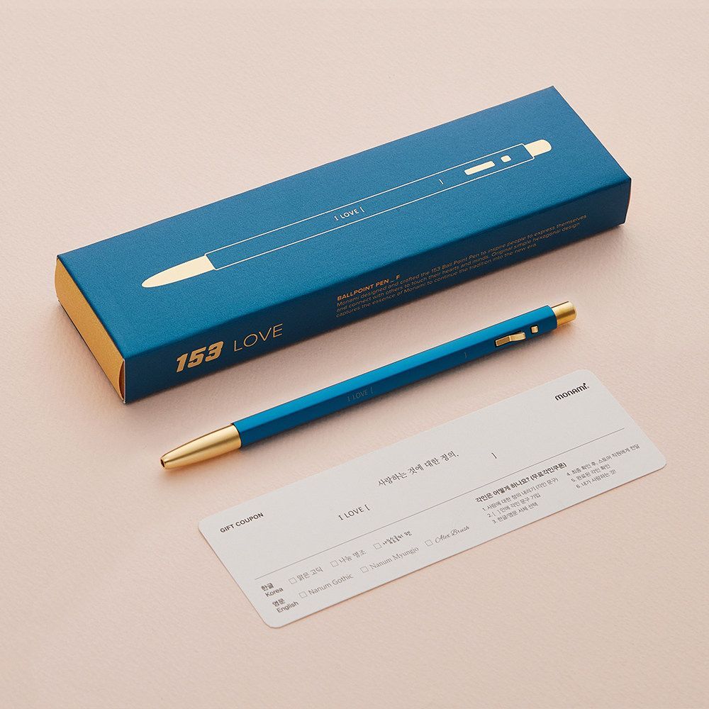 Monami 153 Love Vivid Ballpoint Pen