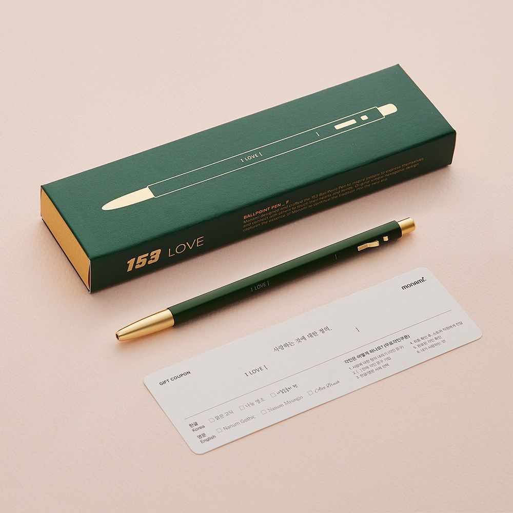 Monami 153 Love Vivid Ballpoint Pen