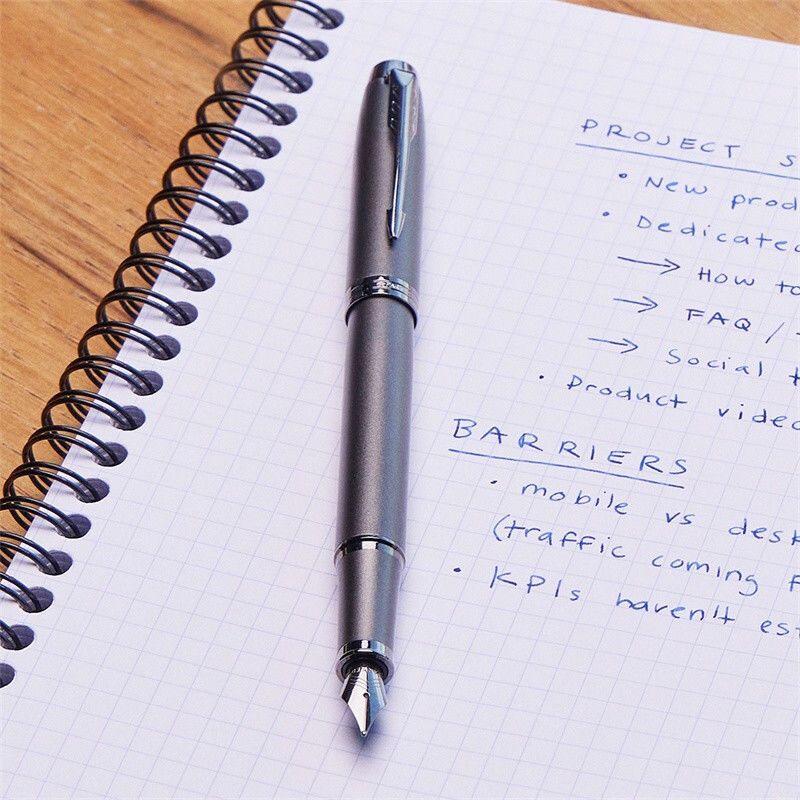 Parker IM Monochrome Gunmetal Fountain Pen