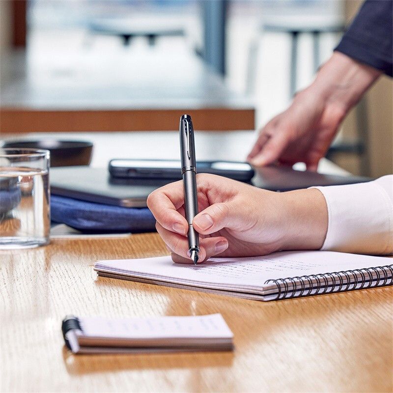 Parker IM Monochrome Gunmetal Fountain Pen