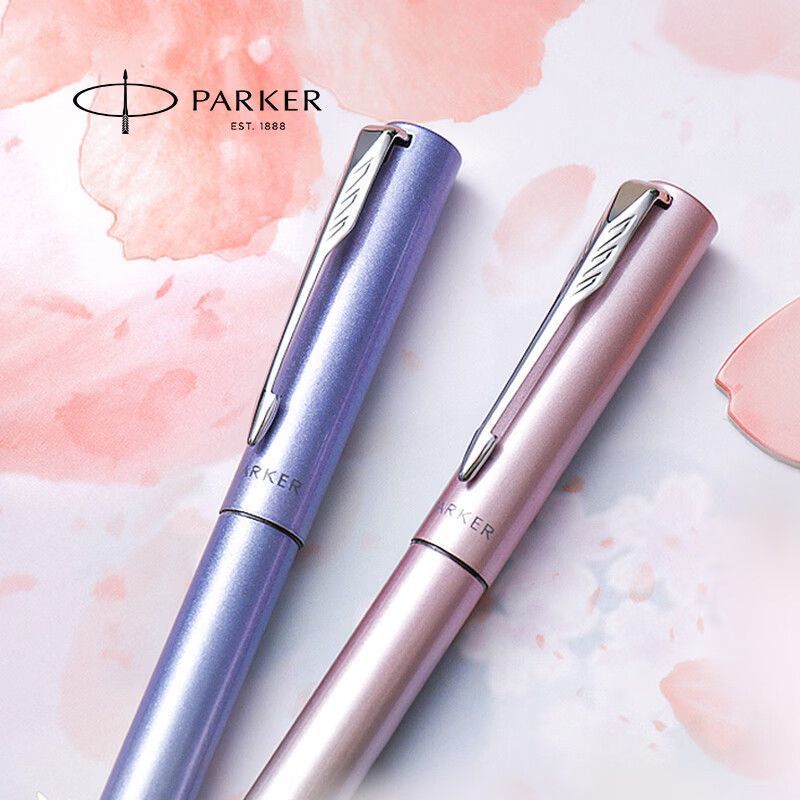 Parker Vector XL fountain pens in metallic blue and pink