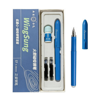 WingSung Magnetic Fountain Pen - Blue
