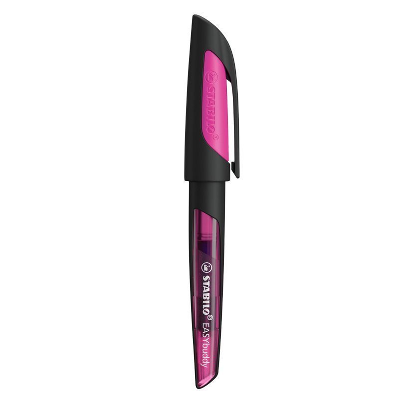 STABILO EASYbuddy black and pink fountain pen