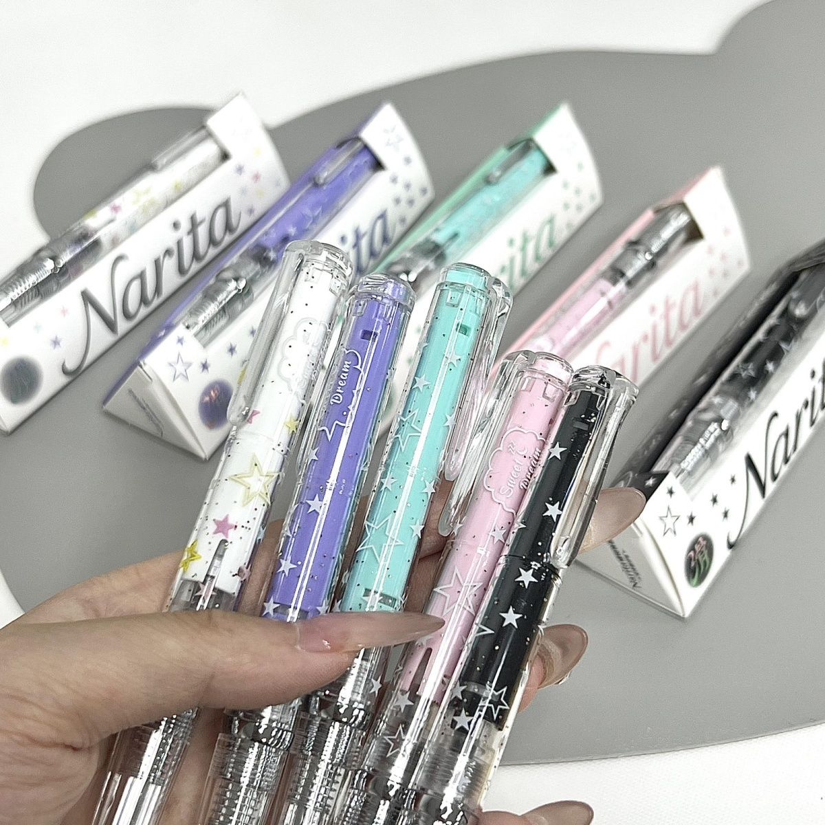 Narita Star Dream Retractable Gel Pen Set
