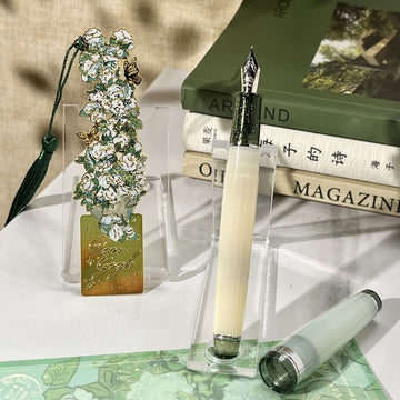 Jinhao 82 Van Gogh White Rose Pen