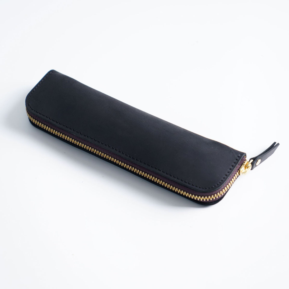 Vintage Crazy Horse Leather Pen Case