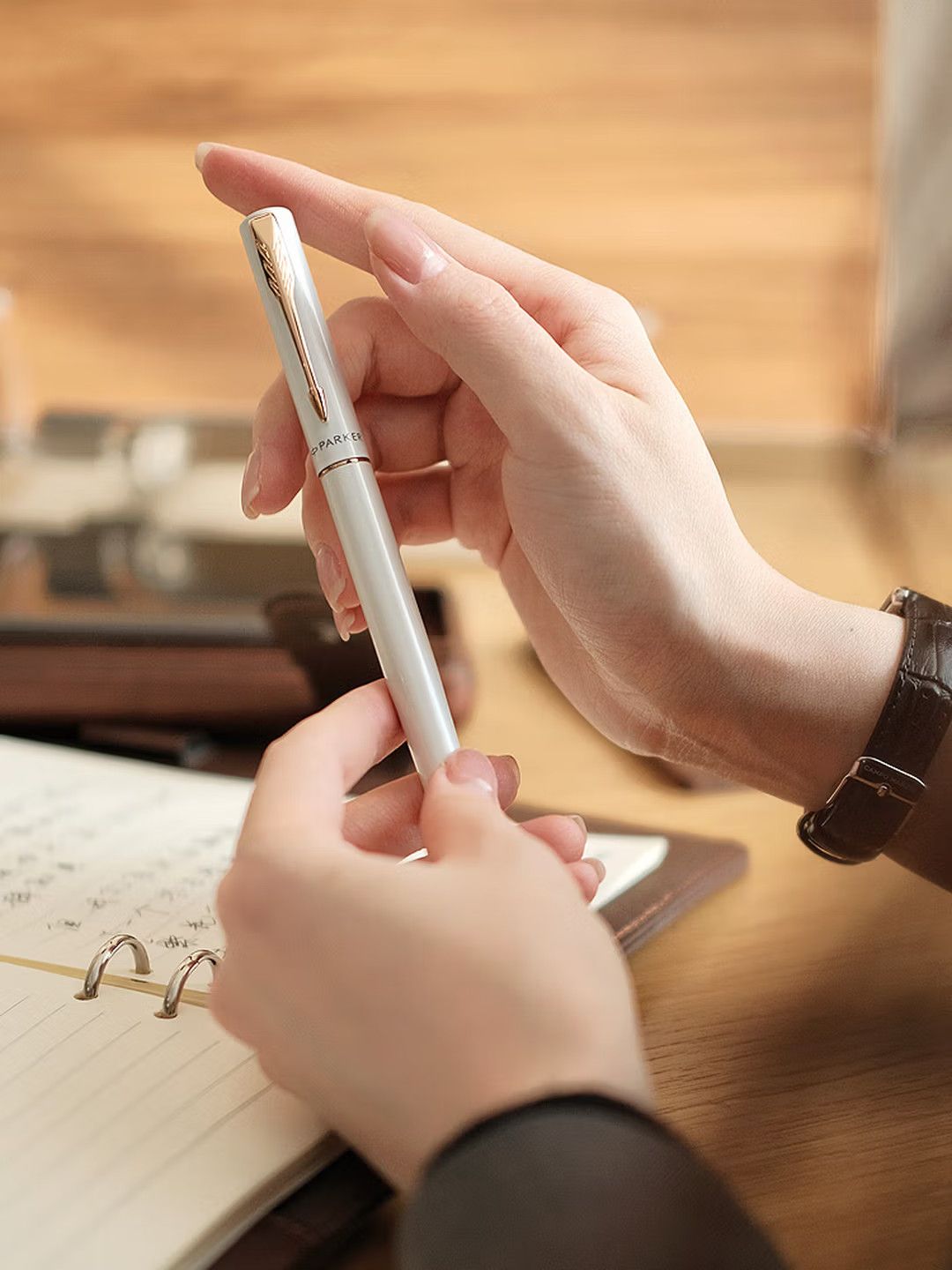Parker Vector XL Fountain Pen in Hand Writing