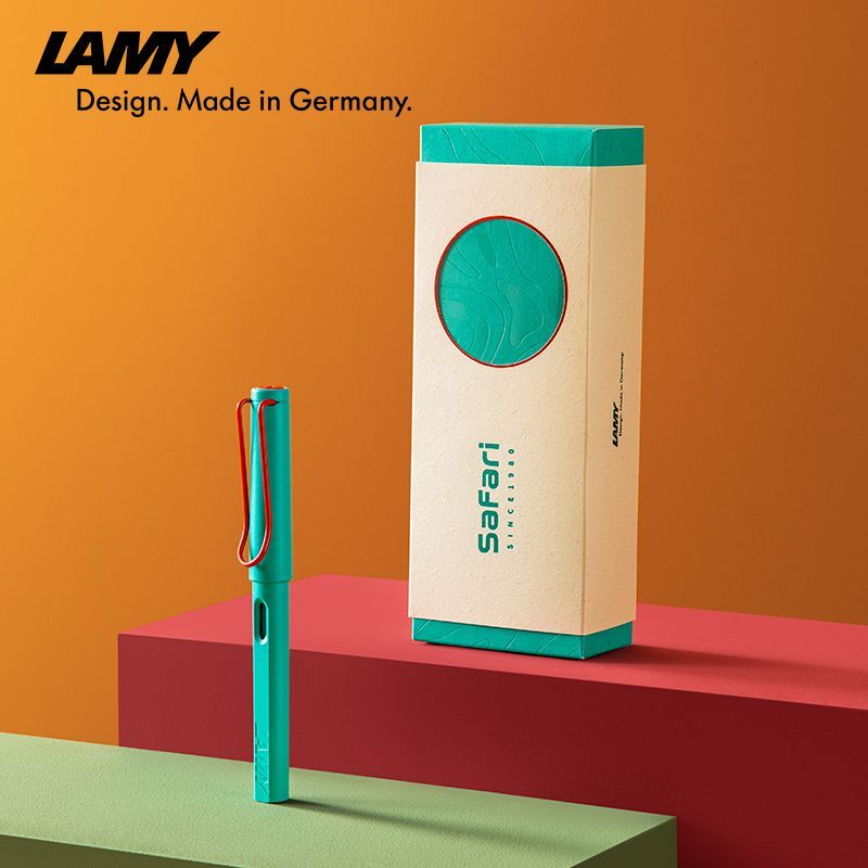 LAMY Safari Candy Fountain Pen and Packaging