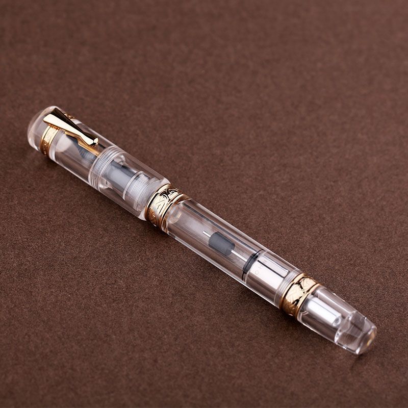 MAJOHN C5 Demonstrator Retractable Fountain Pen closed view