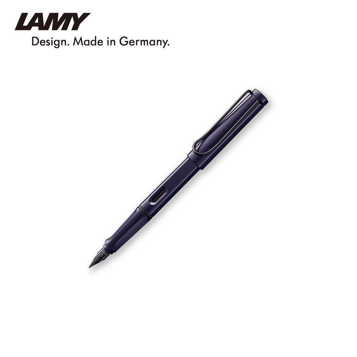 LAMY Safari Textured Matte Fountain Pen in Cliff Slate Blue