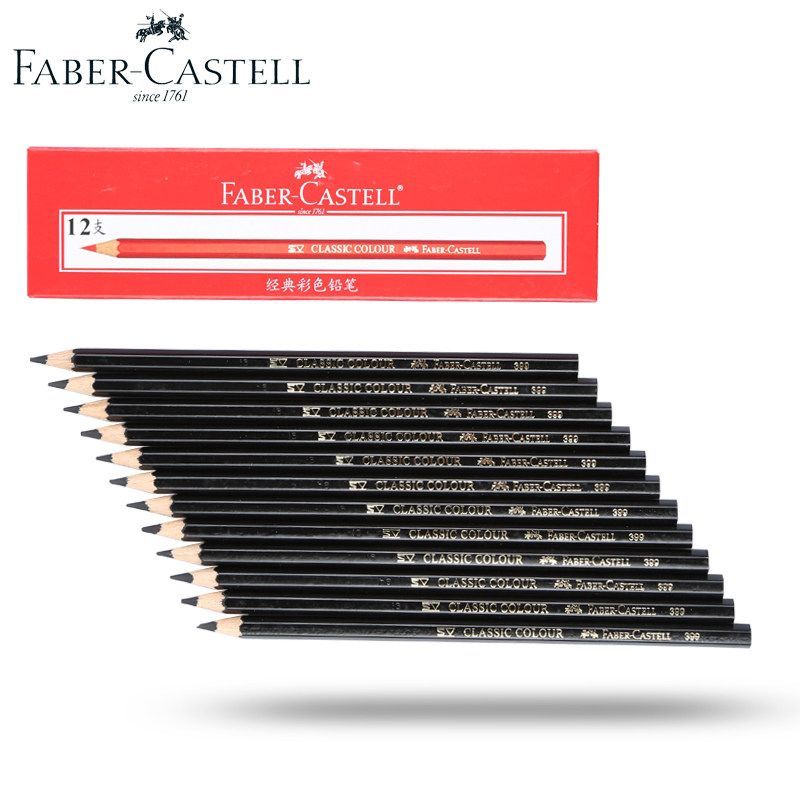 Faber-Castell Classic Colour 399 Black Colored Pencils