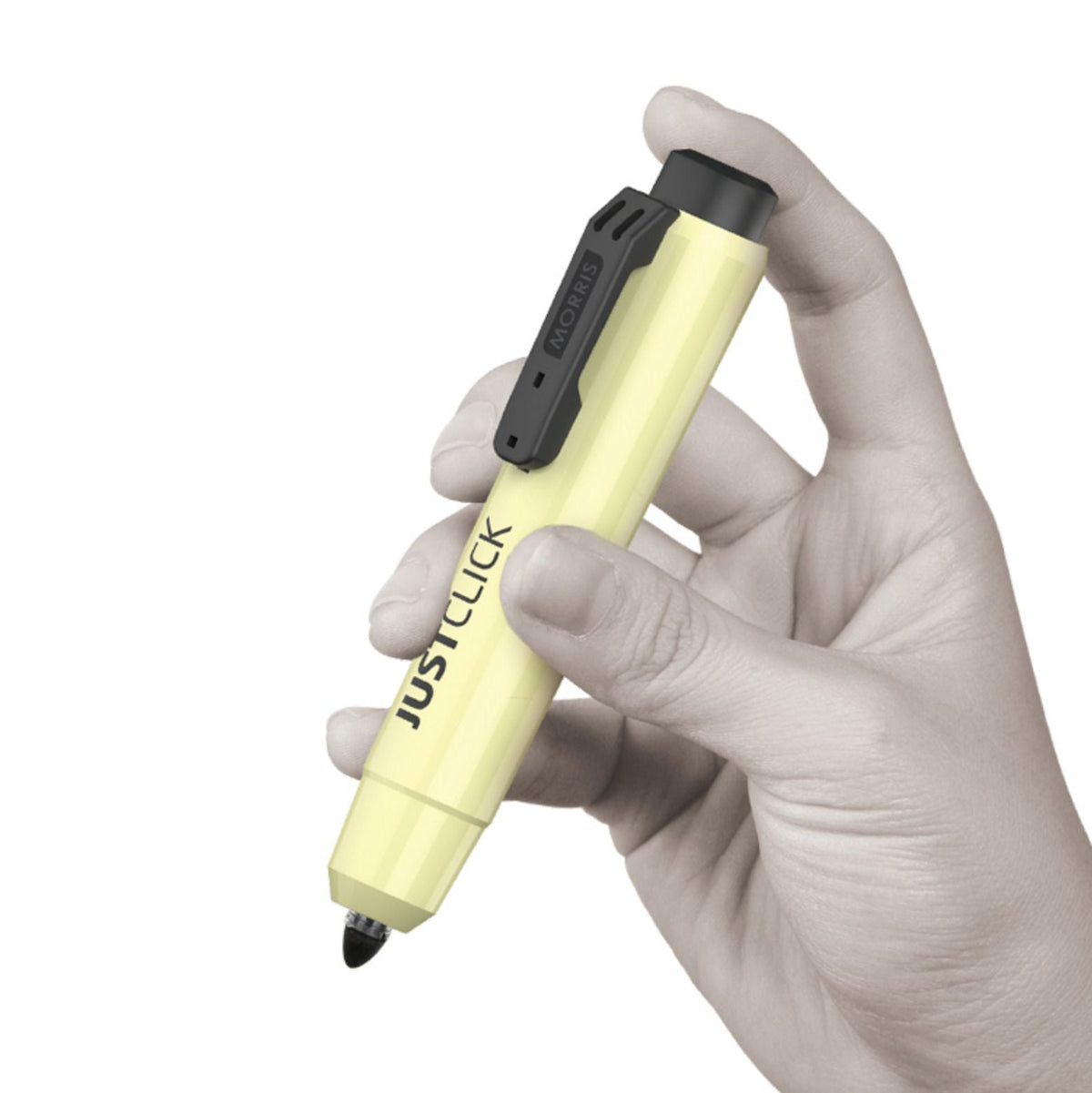 MORRIS JUSTCLICK Permanent Marker Pens (1.5mm Bullet Tip) Quick-Dry