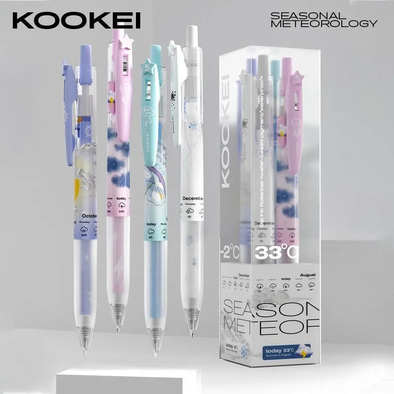 KOOKEI Seasonal Meteorology Gel Pens