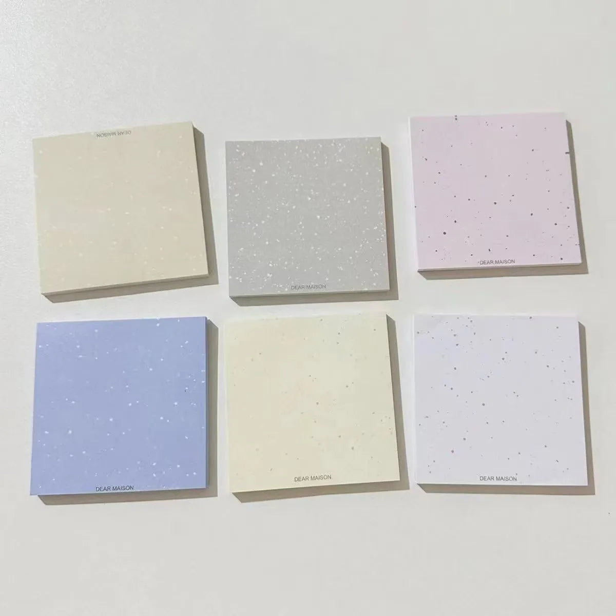 Morandi Color Splatter Sticky Notepads