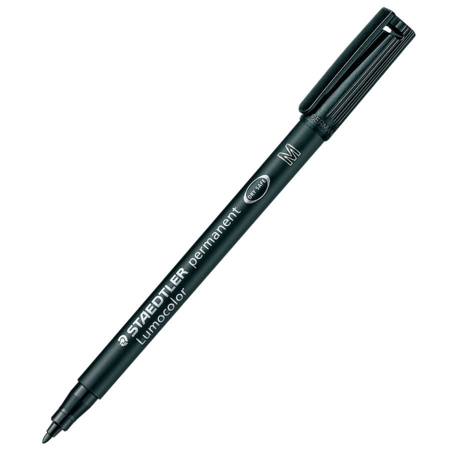 Staedtler Lumocolor 317M Permanent Markers Medium Tip 1.0mm,4 Color