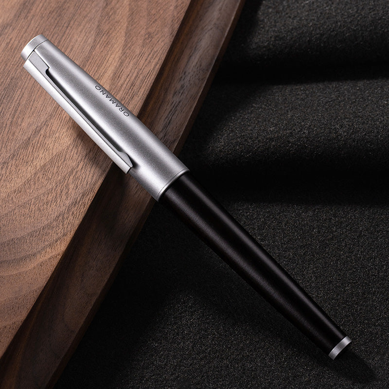 Deli A6Pro Oak Grain Capped Pen