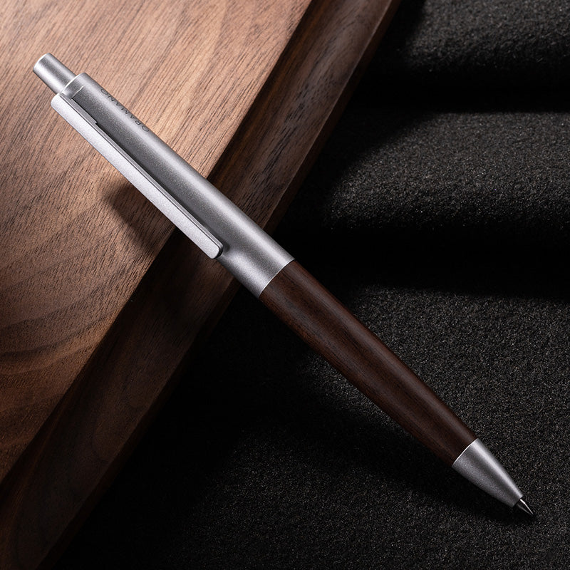 Deli A9Pro Oak Grain Click Pen