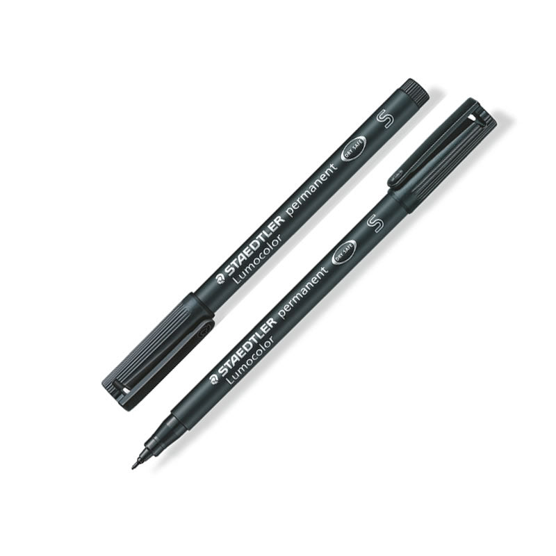Staedtler Lumocolor 313S Permanent Markers SuperFine Tip 0.4mm,4 Color