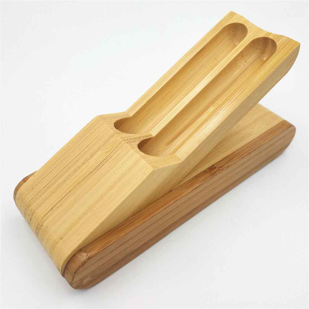2pcs Wooden Gift Ballpoint Pen with Wood Display Case and 4 Pen Refills - TTpen