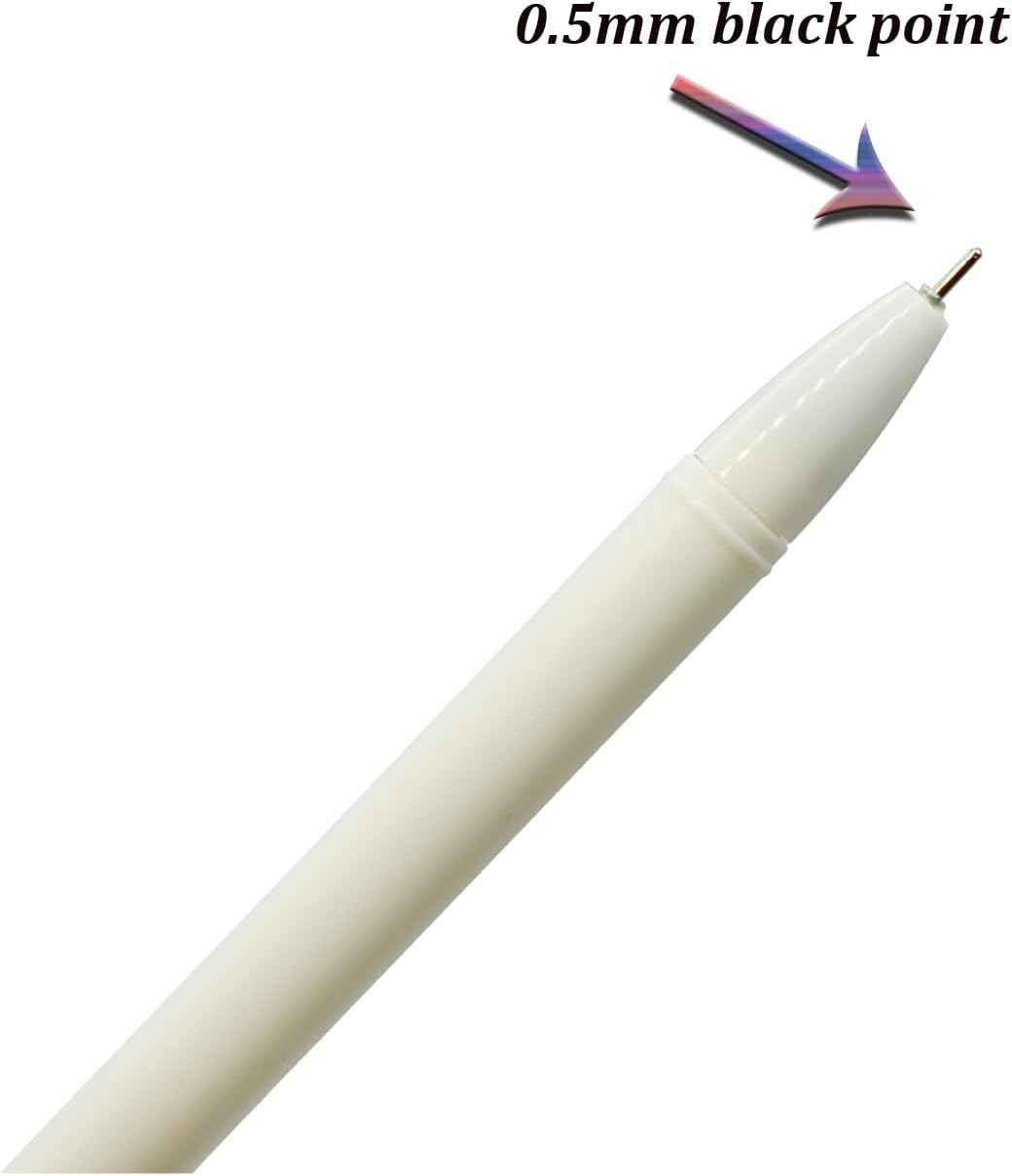 8PCS Penguin Polar Bear Gel Pens Black Ink 0.5mm for Kids School - TTpen