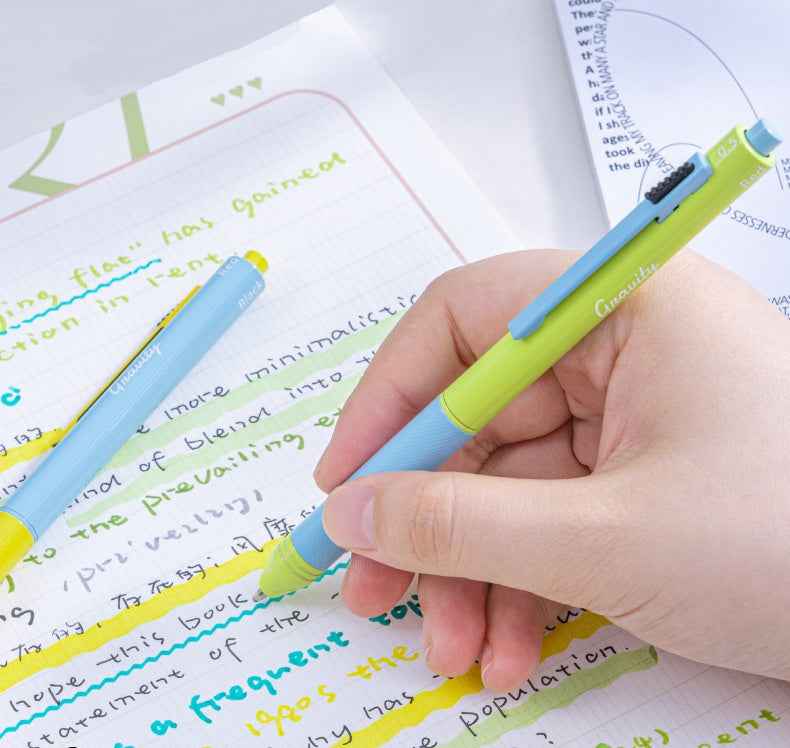 4in1 Multi-Function Pen,0.7mm Ballpoint Pen 0.5mm Mechanical Pencil