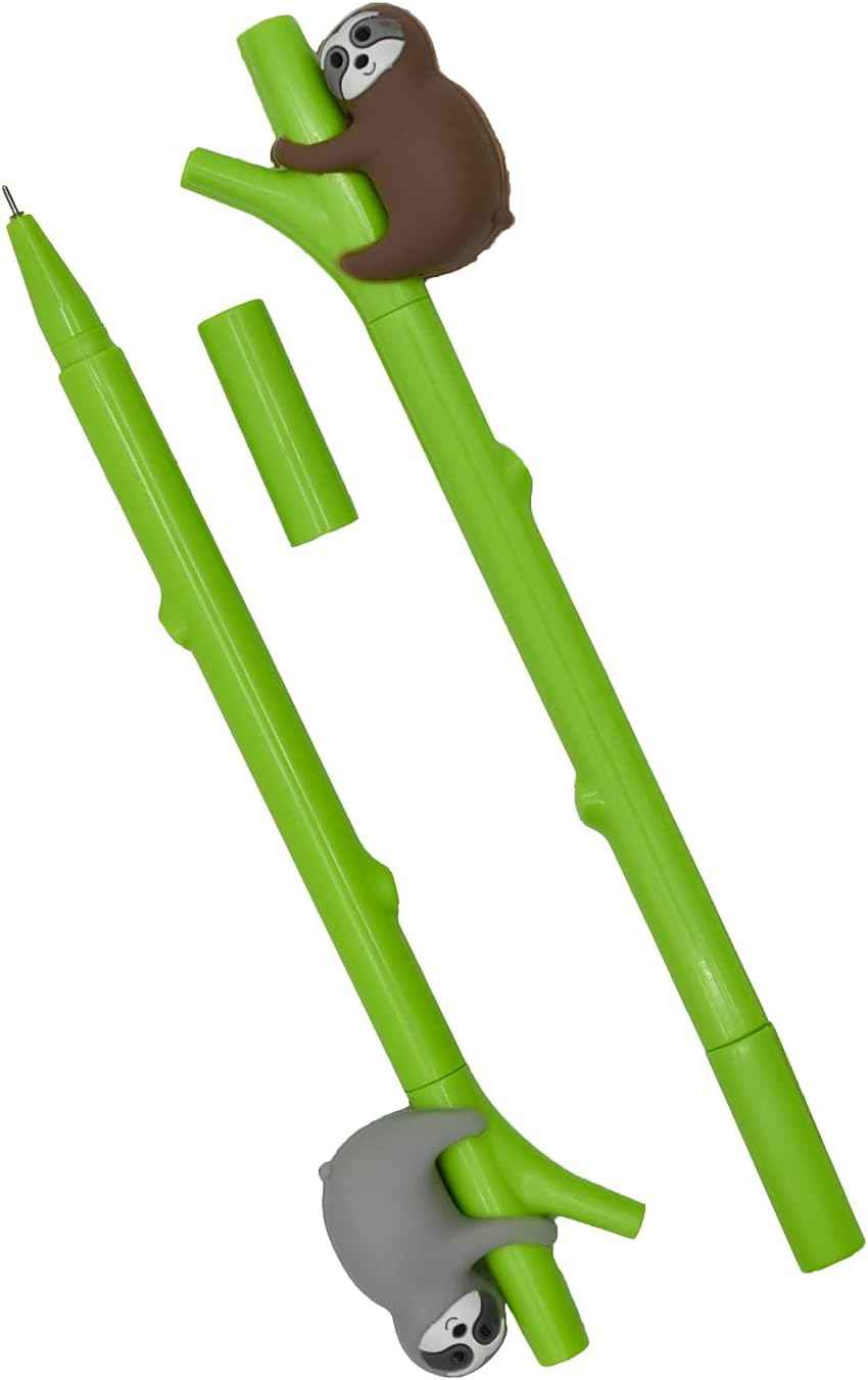 24PCS Sloth Kawaii Bradypod Climbing Tree 0.5mm Black Ink Gel Pens - TTpen