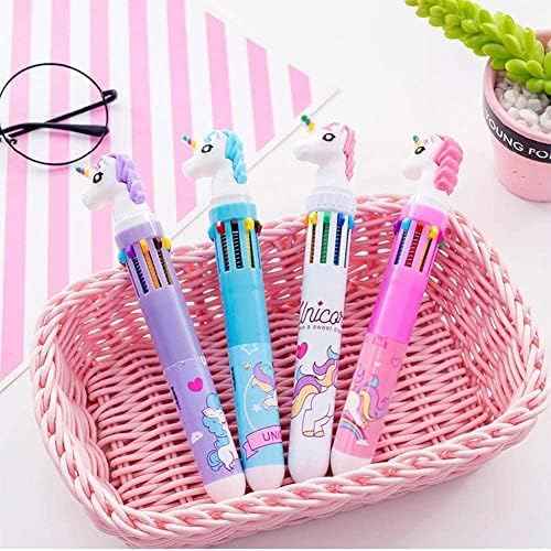 10in1 Multicolor Animal Retractable Ballpoint Pen 0.5mm 8 Pack - TTpen