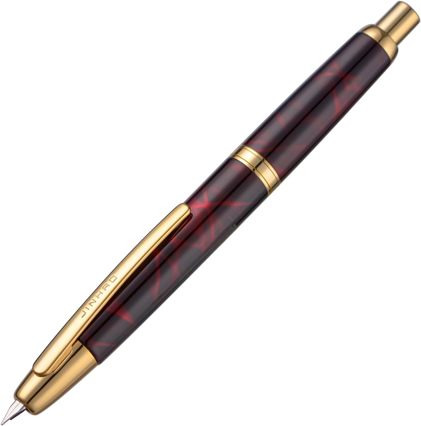 Jinhao 10 Capless Fountain Pen Retractable Fine Nib with Converter Set