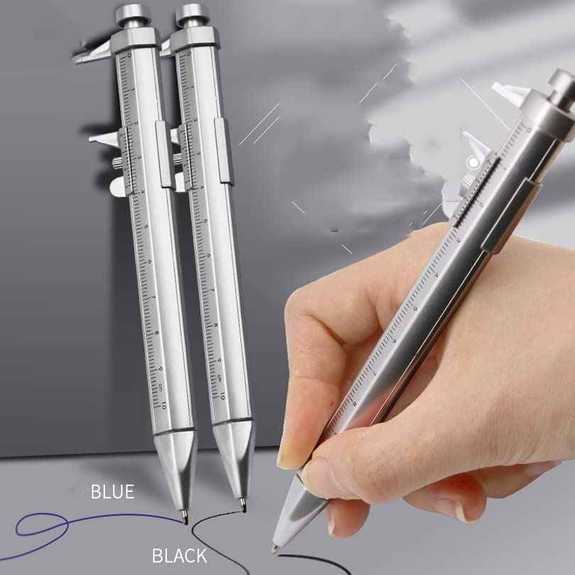 2in1 Vernier Caliper Ballpoint Pen Gadget for Woodworkers Carpenter 5 Pack - TTpen