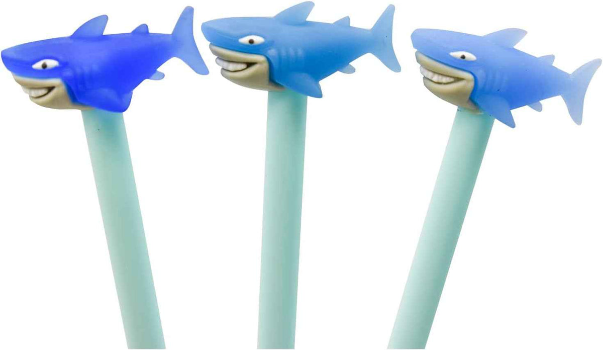 9PCS Cute Cartoon Shark Marine Animal Gel Pens Black Ink - TTpen