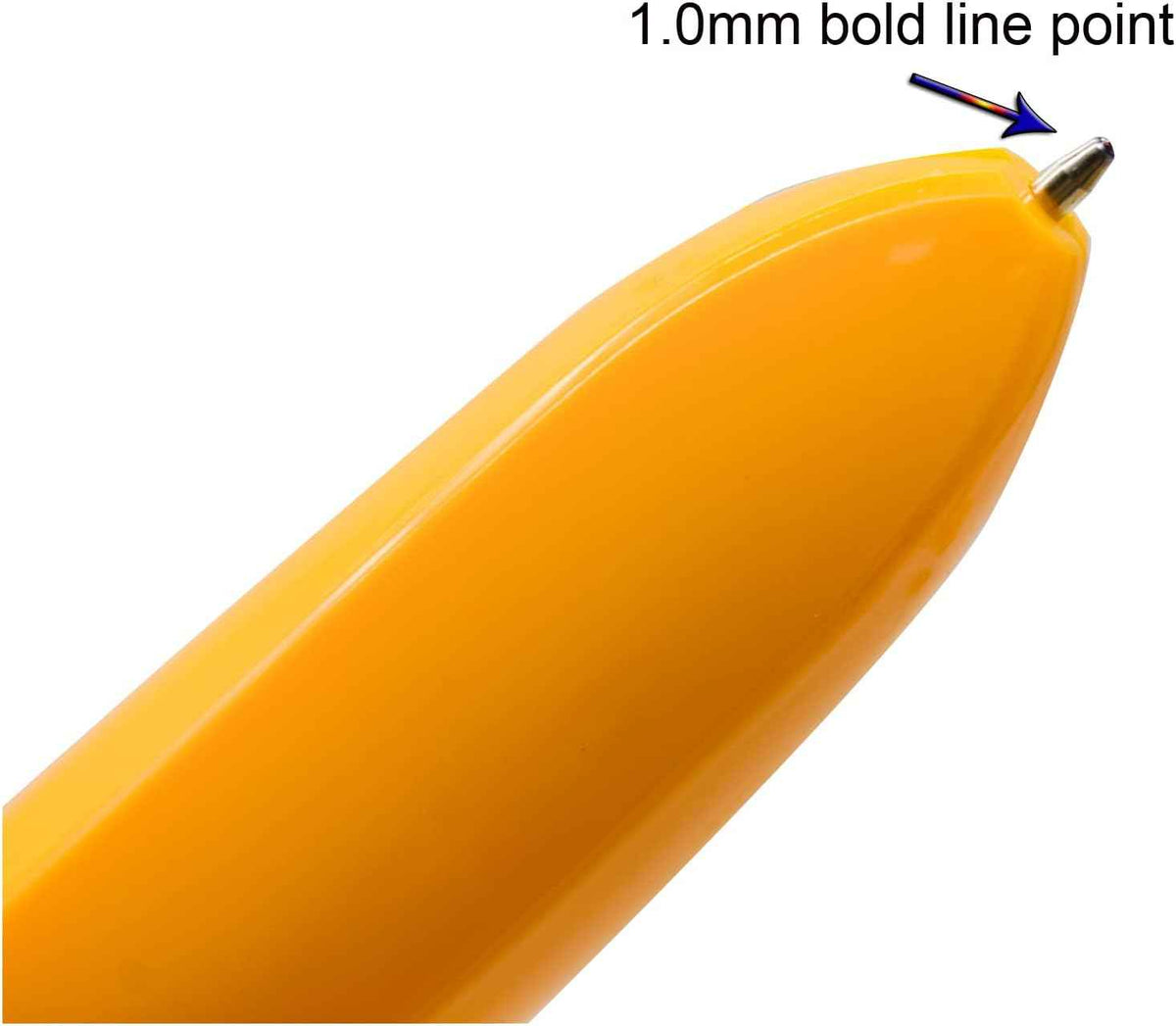 10PCS Novelty Banana Fruit Kids Ballpoint Pens 1.0mm Black Ink - TTpen