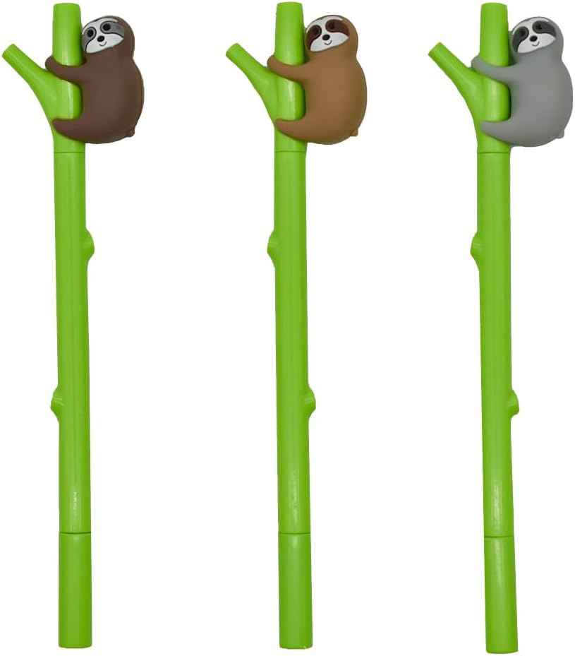 9PCS Cute Sloth Pens Kawaii Bradypod Climbing Tree Pens 0.5 mm - TTpen